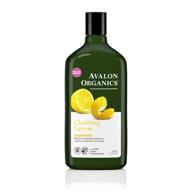 🍋 avalon organics clarifying lemon natural shampoo, 11 oz - boost your hair's shine and health logo