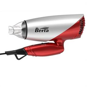 img 3 attached to 💨 1875W Lightweight Hair Dryer: Dual Voltage for Home and Travel, Folding Handle Compact Design, Tourmaline Ceramic DC Motor, Concentrator Included