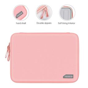 img 2 attached to 📱 Smatree Hard Tablet Sleeve - Protective Carrying Case Bag for 11 inch iPad Pro, 10.9 inch New iPad Air 4 2020, 10.2 inch iPad 8, Surface Go, Huawei 10.8 (Pink)