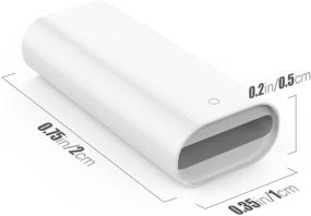 img 1 attached to 🔌 Адаптер для зарядки iafer совместим с Apple Pencil - конвертер Lightning-кабеля, 2 шт. iPencil зарядное устройство для iPad Pro Pen - Женский-женский