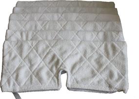 img 1 attached to 6-Pack of Microfiber Pads Compatible with Shark Steam Mop S3501 S3550 S3601