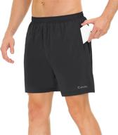 🏃 cakulo men's running shorts: lightweight 5 inch quick dry athletic shorts with pockets - perfect for workouts! logo