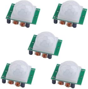img 4 attached to HC-SR501 PIR Motion Sensor Modules for Arduino - Geekstory Pack of 5pcs, Pyroelectric Infrared Body Sensor