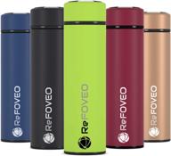 refoveo stainless steel thermal bottles outdoor recreation for accessories logo