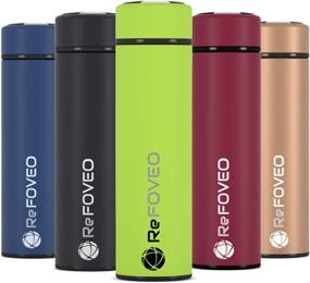 img 4 attached to ReFoveo Stainless Steel Thermal Bottles Outdoor Recreation for Accessories