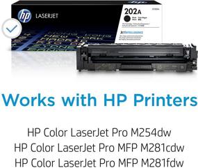 img 3 attached to HP 202A CF500A Black Toner-Cartridge for LaserJet Pro M254, M281 Series