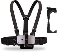 📸 action mount wearable smartphone chest harness: secure grip for thick cases, record videos with phone or sports camera logo