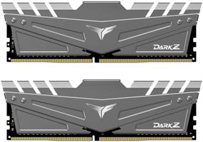 img 3 attached to TEAMGROUP T-Force Dark Z 16GB Kit (2X8GB) DDR4 Dram 3200MHz (PC4-25600) CL16 288-Pin Desktop Memory Module Ram (Gray) - TDZGD416G3200HC16CDC01