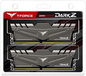 img 1 attached to TEAMGROUP T-Force Dark Z 16GB Kit (2X8GB) DDR4 Dram 3200MHz (PC4-25600) CL16 288-Pin Desktop Memory Module Ram (Gray) - TDZGD416G3200HC16CDC01