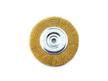 vct brass coated brushes grinder logo