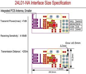 img 2 attached to HiLetgo модуль беспроводного приемопередатчика NRF24L01