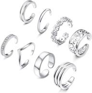 orazio rings women silver adjustable logo