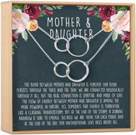 mother & daughter necklace - heartfelt jewelry gift with gift ideas, card, perfect for birthdays, mother's day, holidays & christmas present logo