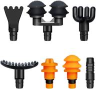 💆 upgrade your massage gun with 7 replacement massager heads for deep tissue percussion massage logo