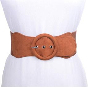 img 3 attached to Swtddy Womens Elastic Stretch Waistband Women's Accessories