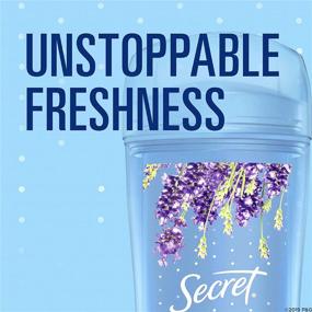 img 1 attached to 👥 2-Pack of Secret Clear Gel Antiperspirant/Deodorant, Luxe Lavender, 1.60 oz each