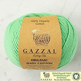 img 2 attached to Gazzal Organic Cotton Total Light Knitting & Crochet for Yarn