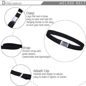 img 2 attached to 👶 Toddler Kids Adjustable Buckle Belt: Perfect Boys' Accessory at Belts