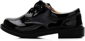 img 3 attached to 👞 XIPAI Boys' Shoes - Tuxedo Leather Uniform 05Black