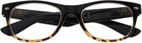 img 2 attached to Eyekepper 5-Pack Spring Hinges 80's Reading Glasses: Embrace Retro Style with Sunshine Readers
