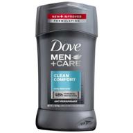 🧔 dove men+care clean comfort antiperspirant deodorant stick 2.7 oz (pack of 5) - long-lasting protection for men logo