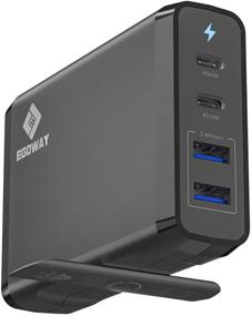 img 4 attached to 🔌 Е EGOWAY 4-портовая стена USB C зарядка: 60W и 18W PD Power Delivery с двумя портами USB A - 12W