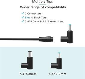 img 1 attached to 💻 High-Performance Laptop Charger: Compatible with HP Elitebook 840-G7/G8 & Zbook 14U/15U G5 G6 - 65W 45W Power Adapter