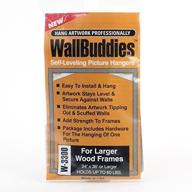 🖼️ enhance your décor with wall buddies: set of 3 hangers for large wood picture frames logo
