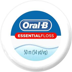 img 1 attached to 🦷 Oral-B Essential Floss, Mint Waxed, 54 Yards (50 meters) - Pack of 2