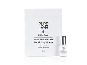 img 2 attached to 💖 Pure Lash Professional: Ultra Sensitive Eyelash Extension Glue - 5ml, 2-3 Sec Drying Time, 4-5 Weeks Retention, White Label, Sensitivity Grade Adhesive