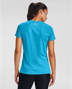 img 1 attached to 👚 Under Armour Women's Tech Short Sleeve V-Neck - Solid: Ultimate Performance and Style for Active Women