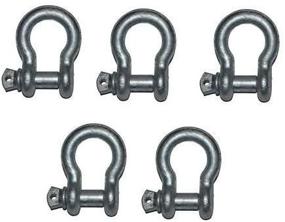 img 3 attached to MarineNow Galvanized Shackle Recovery 05 Pack