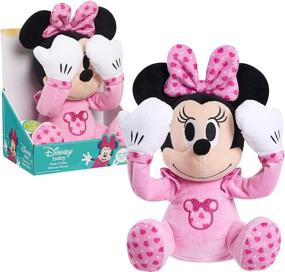 img 4 attached to Adorable Disney Baby Peek A Boo Minnie Plush: Perfect for Playtime and Cuddles!
