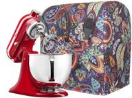 🧺 kitchenaid mixer cover with pockets - attachment accessory for 5-8 quart mixers: compatible with kitchenaid mixers, hamilton mixers - fits tilt head & bowl lift models logo