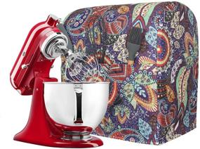 img 4 attached to 🧺 KitchenAid Mixer Cover with Pockets - Attachment Accessory for 5-8 Quart Mixers: Compatible with KitchenAid Mixers, Hamilton Mixers - Fits Tilt Head & Bowl Lift Models