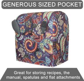 img 2 attached to 🧺 KitchenAid Mixer Cover with Pockets - Attachment Accessory for 5-8 Quart Mixers: Compatible with KitchenAid Mixers, Hamilton Mixers - Fits Tilt Head & Bowl Lift Models