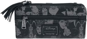 img 2 attached to 👜 Loungefly Disney Villains Debossed Multi-purpose Faux Leather Zip Wallet - Available in One Size