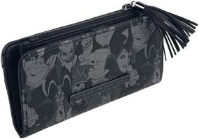 img 3 attached to 👜 Loungefly Disney Villains Debossed Multi-purpose Faux Leather Zip Wallet - Available in One Size