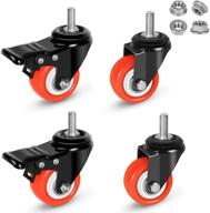 efficient threaded metric swivel casters for loading material handling products logo