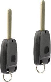 img 1 attached to 🔑 Highly Compatible Set of 2 Keyless Entry Remotes for 2011-2013 Honda Odyssey (N5F-A04TAA 6 Btn)
