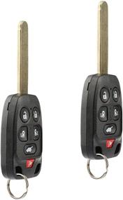 img 2 attached to 🔑 Highly Compatible Set of 2 Keyless Entry Remotes for 2011-2013 Honda Odyssey (N5F-A04TAA 6 Btn)