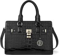 👜 bostanten women's leather designer handbags and wallets for shoulder logo