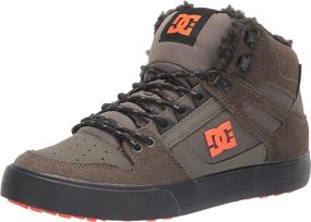 img 4 attached to 🔶 Stylish DC HIGH TOP Skate Shoes in Dusty Orange: Perfect for Skaters and Street Fashion Enthusiasts!