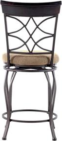 img 2 attached to Linon Curves 24-inch Swivel Counter Bar Stool