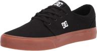 👟 dc trase skate black white men's shoes: athletic performance and style logo