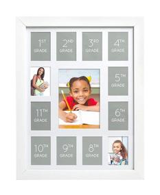 img 4 attached to 📸 Kate & Milo Grades 1-12 School Picture Frame: A Year-by-Year School Keepsake to Cherish Student Memories in a Timeless White Design