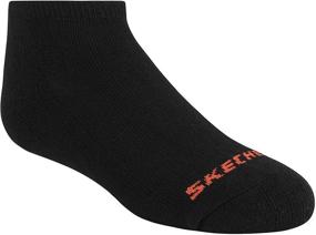 img 2 attached to Premium Quality Skechers Girls 10 Pack No Show Socks - Ultimate Comfort & Durability