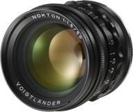 📸 voigtlander f1.5/50mm d39 aspherical nokton lens black - high-performance vintage lens for stunning photography logo