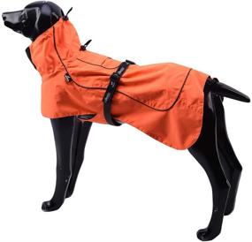 img 4 attached to 🐶 Waterproof Reflective Dog Raincoat - Tellpet Dog Jacket for All-Weather Protection