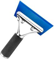 🧼 gugugi 7 inch rubber squeegee for auto window tinting, windshield, glass door cleaning - mini car squeegee, car wrap squeegee, shower squeegee, ice scraper, rubber water blade with car window squeegee logo